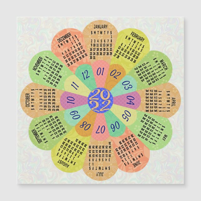 Calendario 2022 (Consulte Descripción de la nueva  (Anverso)