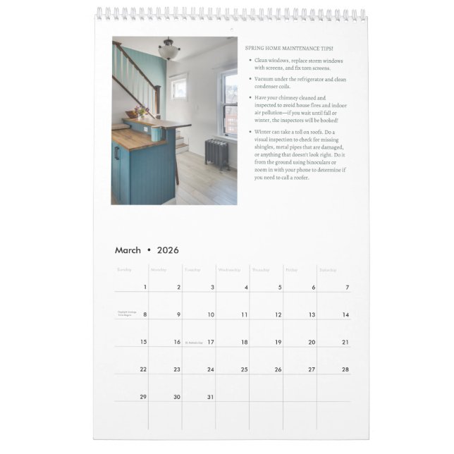 Calendario 2022 de la Asociación de Bungalow de Ch (Mar 2026)