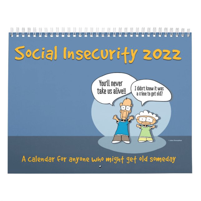 Calendario 2022 Funny Comic Calendar "Inseguridad Social" (Tapa)