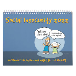 Calendario 2022 Funny Comic Calendar "Inseguridad Social"