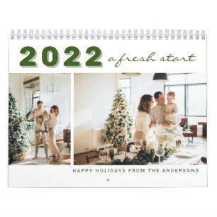 Calendario 2022 Nuevo inicio Año Nuevo Familia Moderna Foto