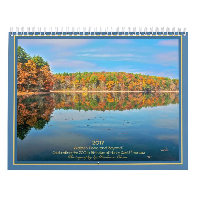 Calendario 2022 Walden Pond and Beyond: con comillas (Tapa)