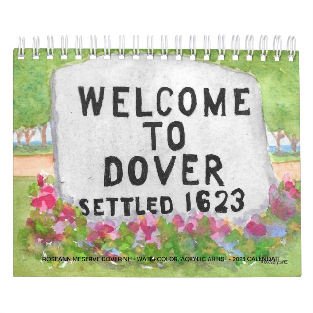 CALENDARIO 2023 - ARTISTA ROSEANN MESERVE (Tapa)