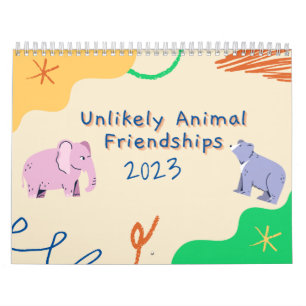 Calendario 2023 de Amistades Animales Inprobables