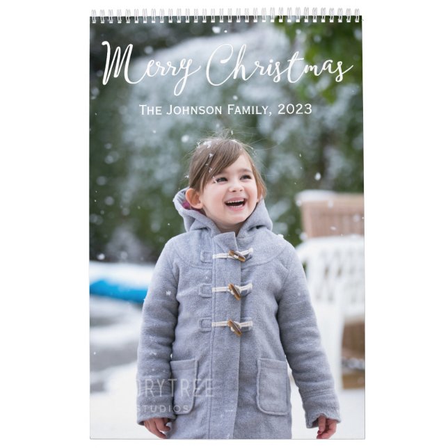 Calendario 2023 De chicas Y Navidades De Nieve (Tapa)