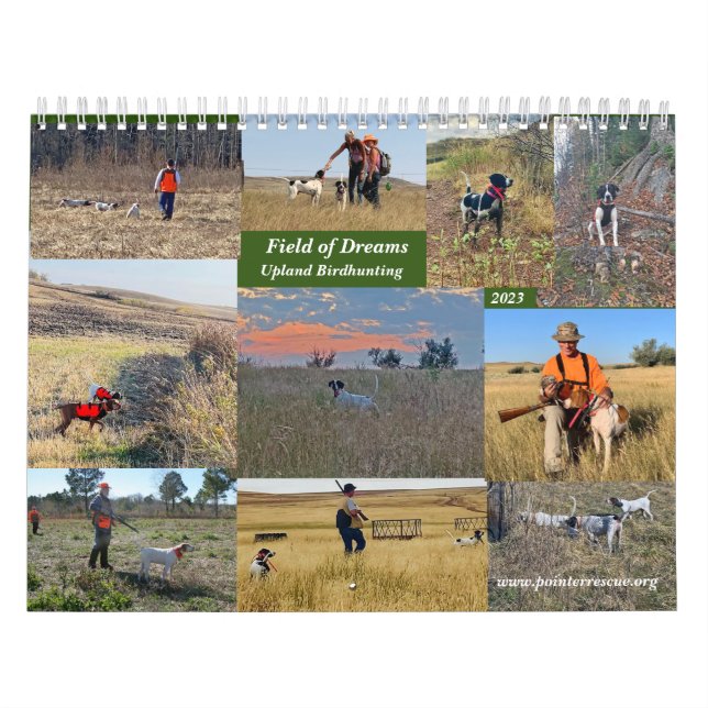 Calendario 2023 Field of Dream Upland Birdhunting Calendar (Tapa)