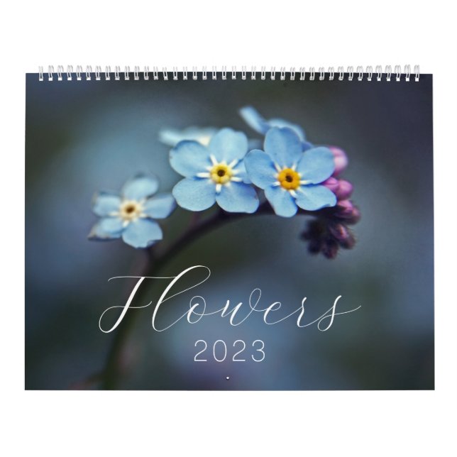 Calendario 2023 Fotografía de flores artísticas (Tapa)