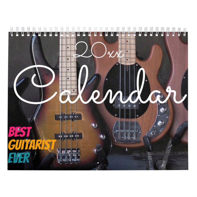 Calendario 2023 | Mejor regalo para un guitarrista (Tapa)