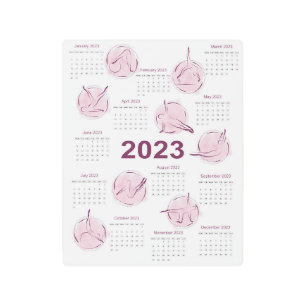 Calendario 2023 para el Poster del instructor Pila