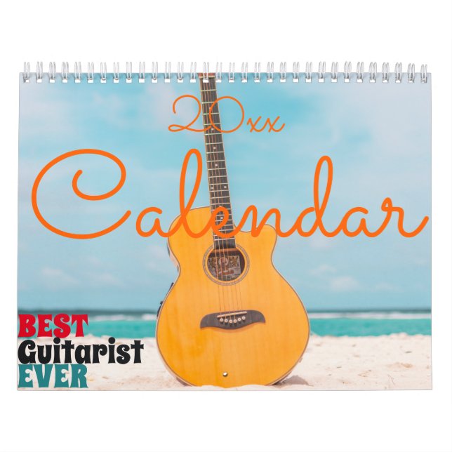 Calendario 2023 para mejor guitarrista de la histo (Tapa)