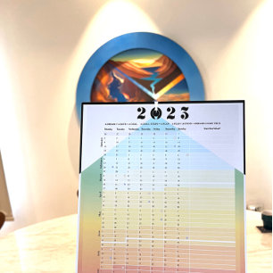Calendario 2023 - Póster Planificador Lunar