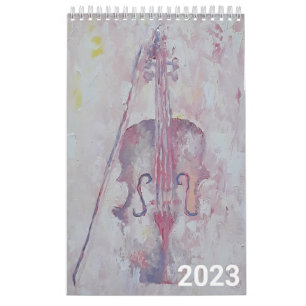 Calendario 2023 - Sonido de vida, música, instrume