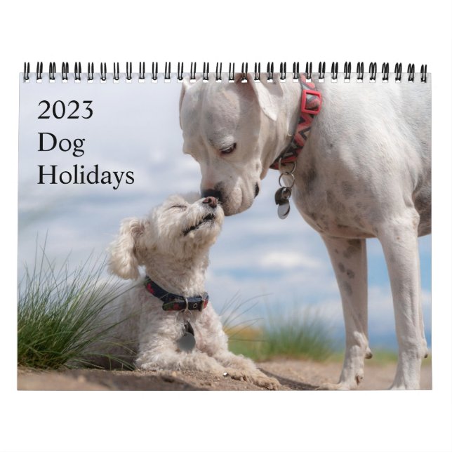 Calendario 2023 | Vacaciones de perros | Crear su propia foto (Tapa)