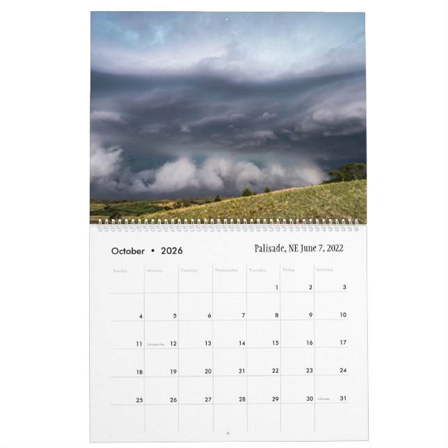 Calendario 2023 Weather Calendar by Marcus Hustedde (Oct 2026)