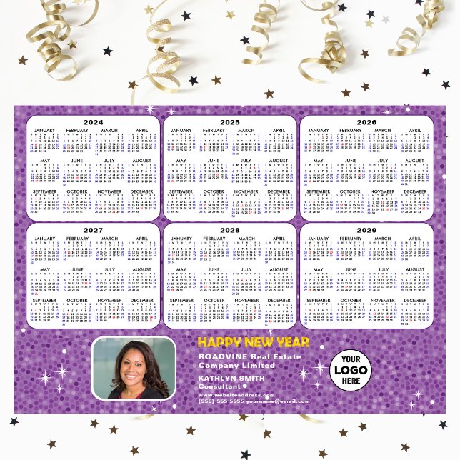 Calendario 2024 - 2029 Logo comercial Purple Magne (Subido por el creador)