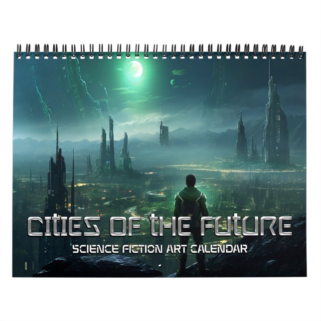 Calendario 2024 Ciudades Del Futuro 4 Ciencia Ficción (Tapa)