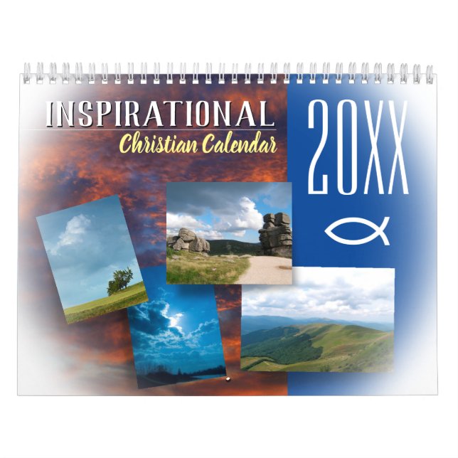 Calendario 2024 | Cristiano Inspirador asombroso (Tapa)