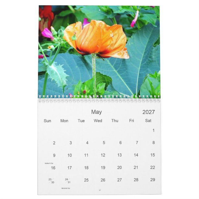 Calendario 2024 de English Garden (May 2027)