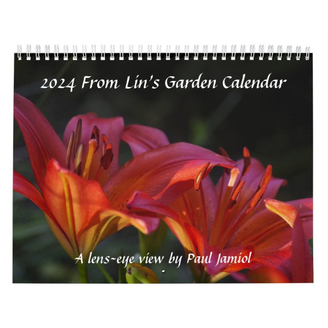 Calendario 2024 De Lin's Garden Calendar (Tapa)