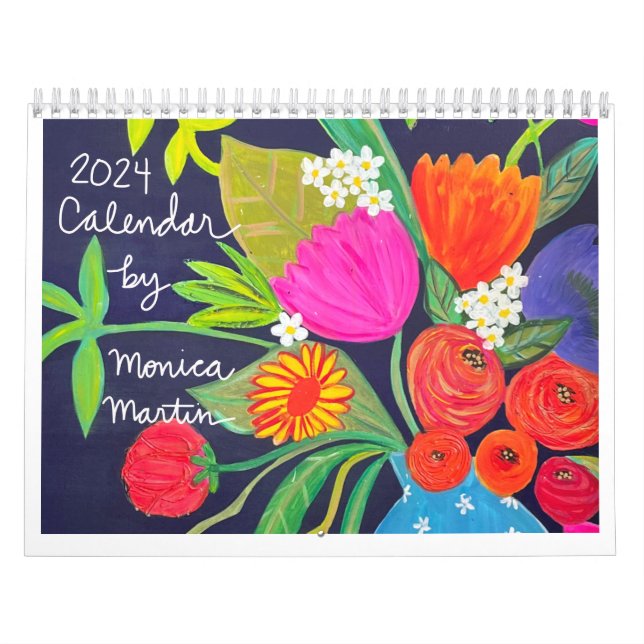 Calendario 2024 de Monica Martin Bella Artes (Tapa)