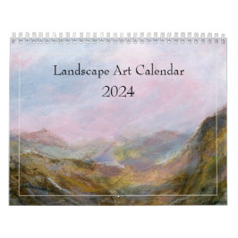Calendario 2024 de pintado de Bellas Artes paisaji