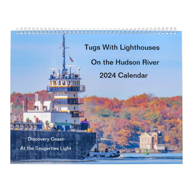 Calendario 2024 de Tugs con Faros (Tapa)