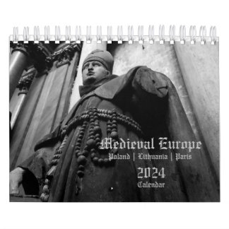 Calendario 2024 Europa medieval Religiosa PEQUEÑA 