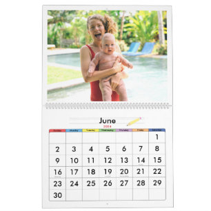 Calendario 2024 para la construcción de una pared