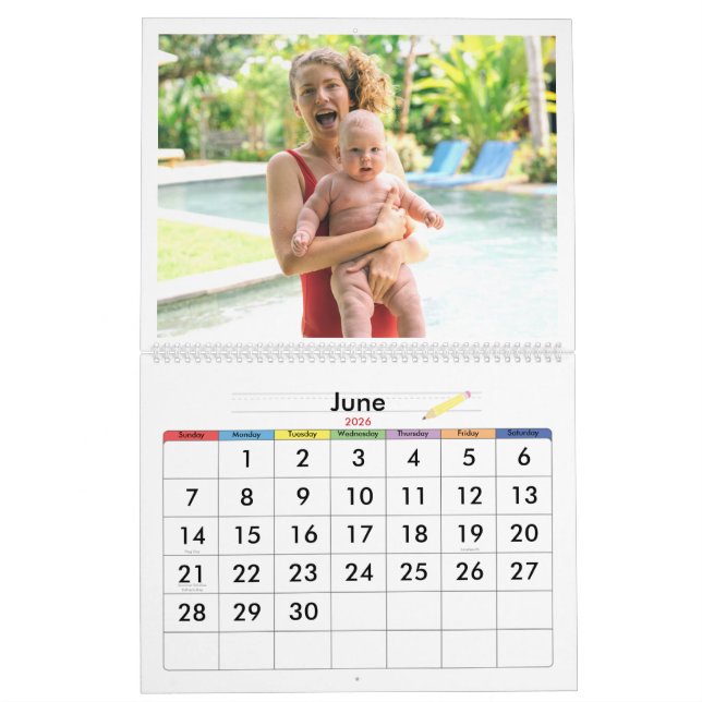 Calendario 2024 para la construcción de una pared  (Jun 2026)