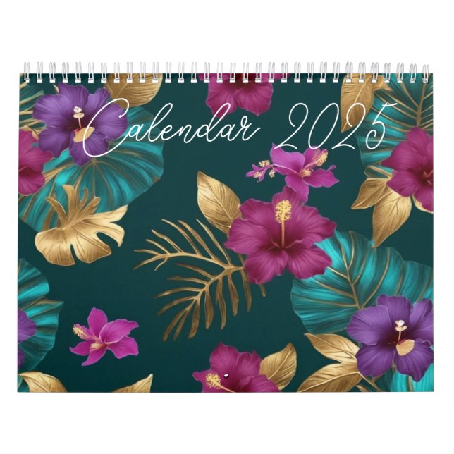 Calendario 2025 Calendar tropical (Tapa)
