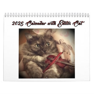 Calendario 2025 con el editor Cat de RoseWrites