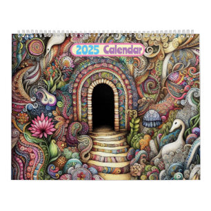 Calendario 2025 Cuevas de dibujos