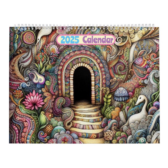 Calendario 2025 Cuevas de dibujos (Tapa)