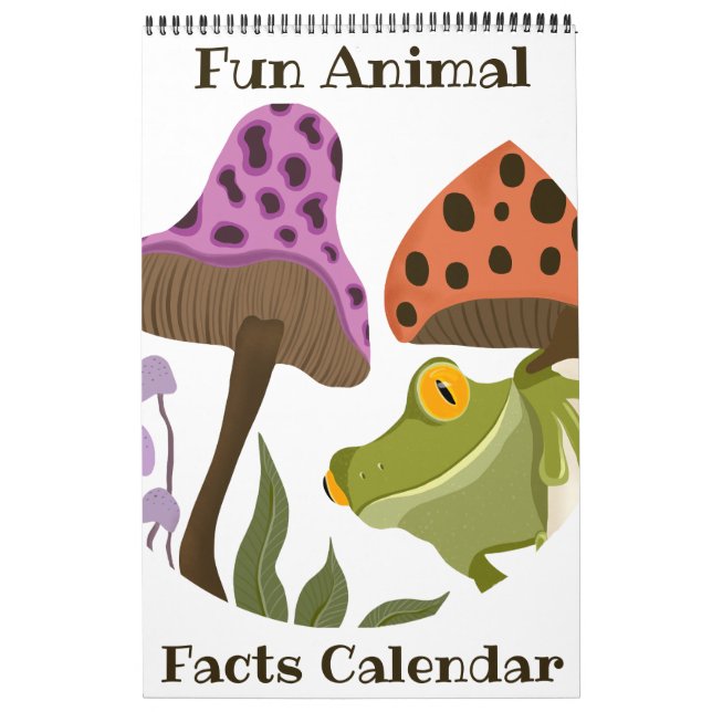 Calendario 2025 de Fun Animal Facts (Tapa)