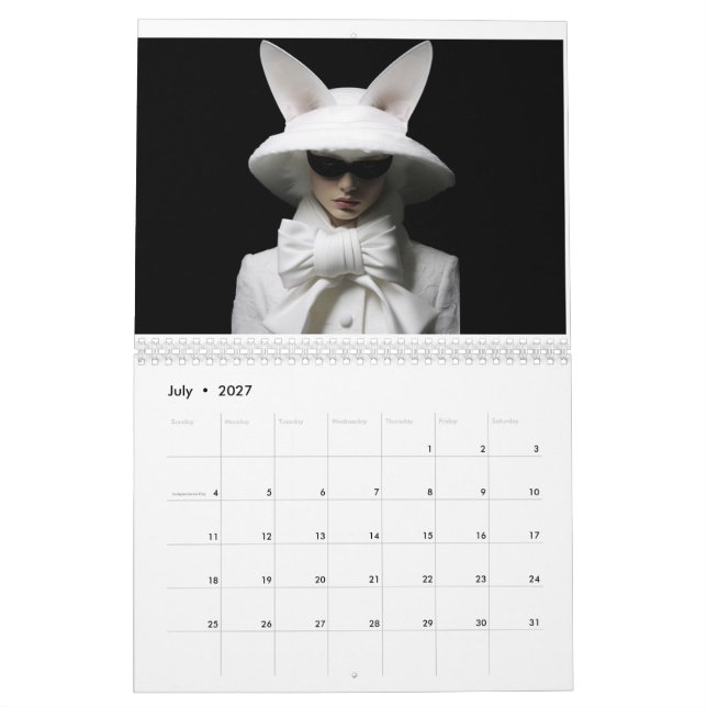 Calendario 2025 de Gorra de Crazy Couture (Jul 2027)