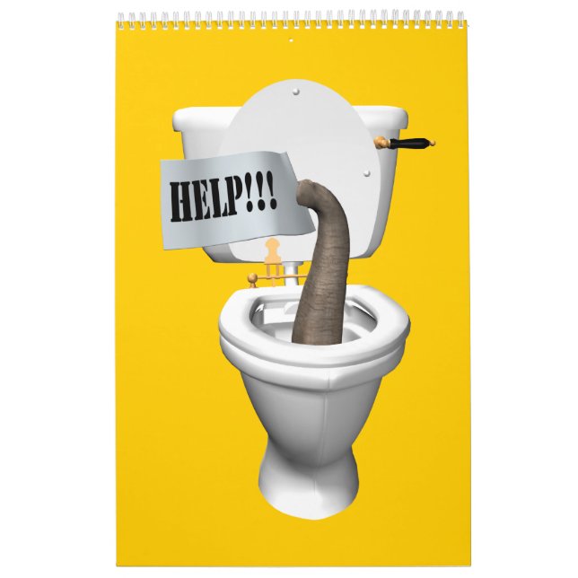 Calendario 2025 de los Elefantes Extraños más grac (Tapa)