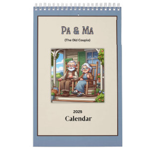 Calendario 2025 de Pa y Mamáes (Los viejos)