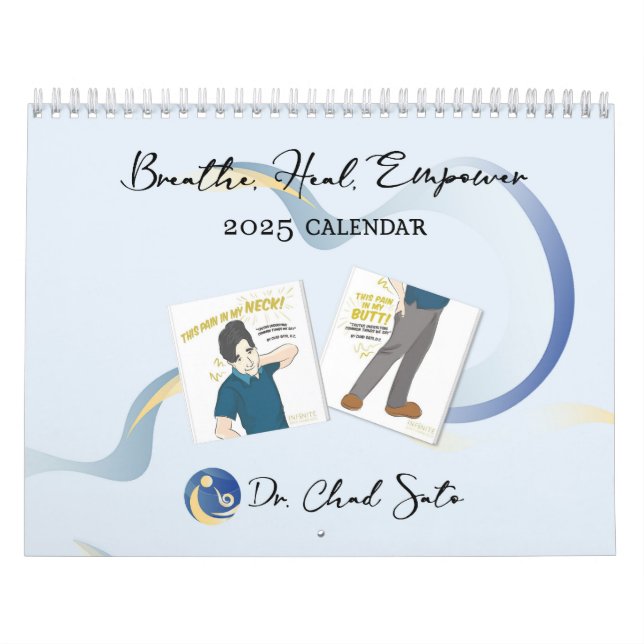 Calendario 2025 del Dr. Chad Sato (Tapa)