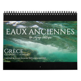 Calendario 2025 Eaux Anciennes: Un Voyage Biblique Ch. 1