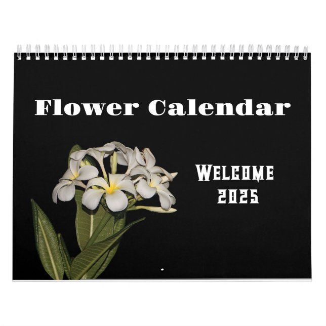 Calendario 2025 flor y noche (Tapa)