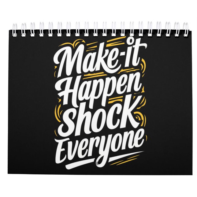 Calendario 2025 Fusión del arte, motivación de pre (Reverso)