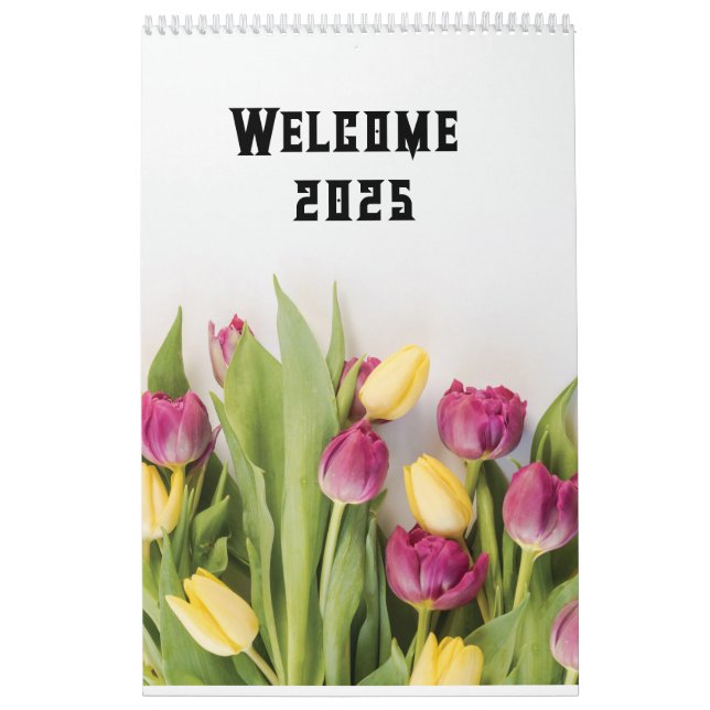 Calendario 2025 jardines Flores 2 (Tapa)