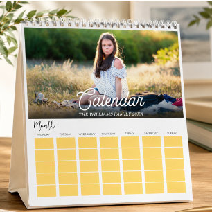Calendario 2025 Modern Create Your Own Personalizado Family P