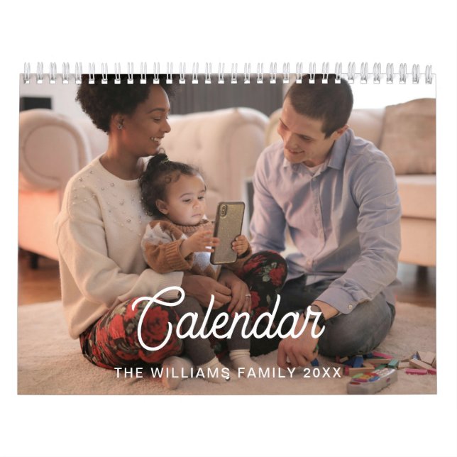 Calendario 2025 Modern Create Your Own Personalizado Family P (Tapa)
