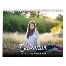 Calendario 2025 Modern Create Your Own Personalizado Family P