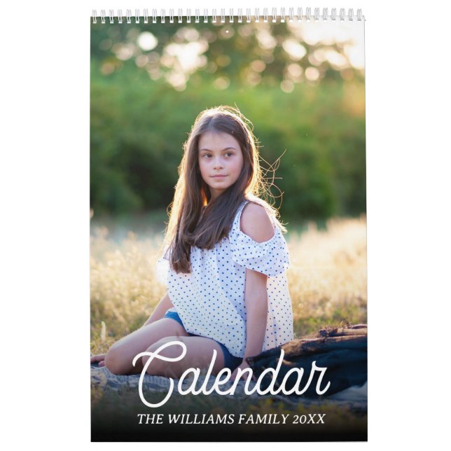 Calendario 2025 Modern Create Your Own Personalizado Family P (Tapa)