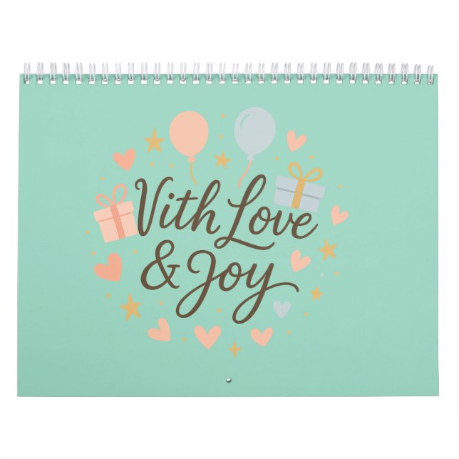 Calendario 2025 personalizado: elegante, funcional (Tapa)