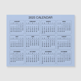 Calendario 2025 simple pero elegante | Tarjeta mag
