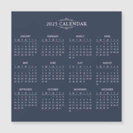 Calendario 2025 simple pero elegante | Tarjeta mag