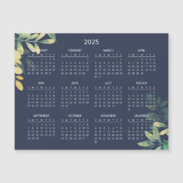 Calendario 2025 simple pero elegante | Tarjeta mag